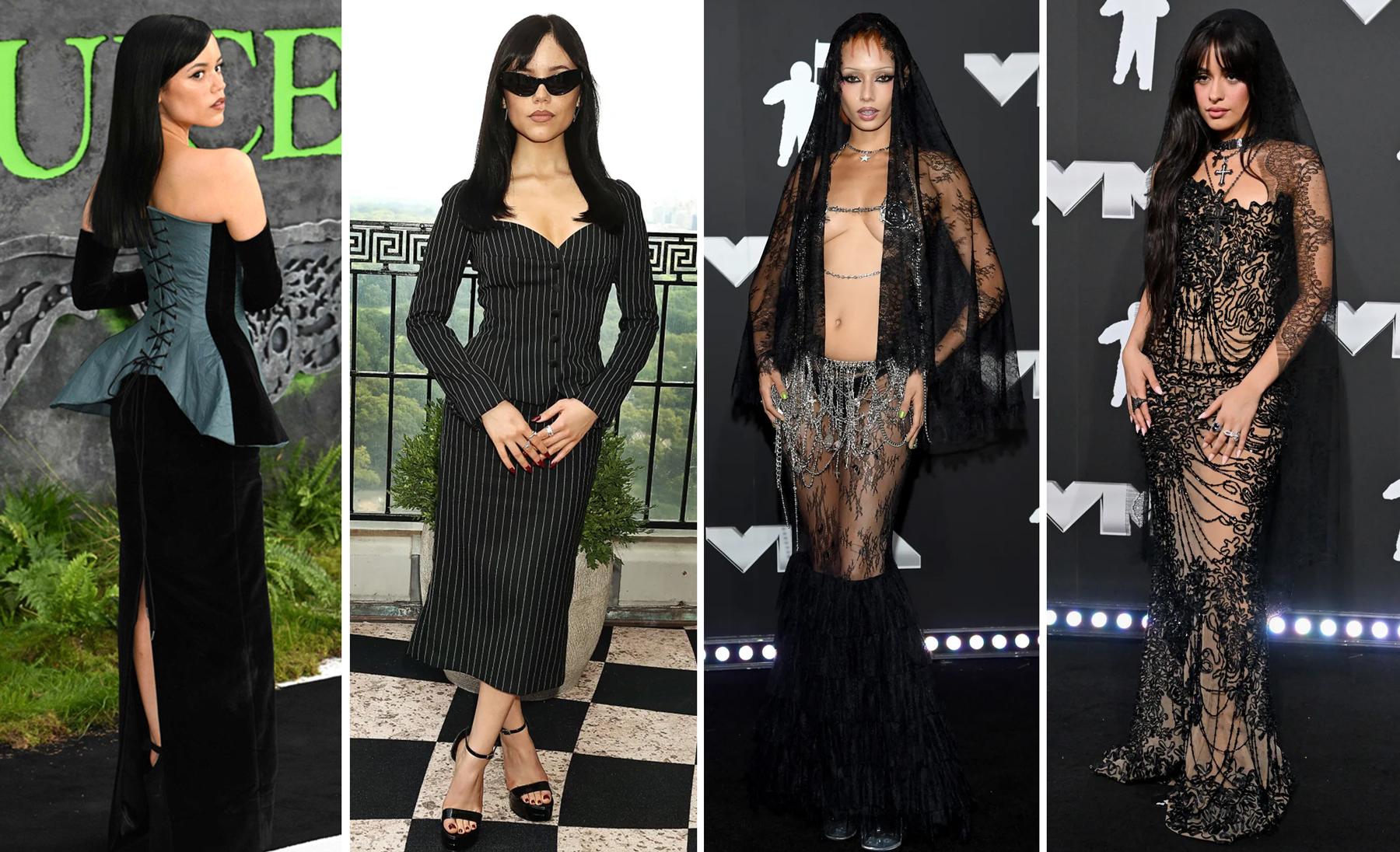 Jenna Ortega promoting Beetlejuice, Jazzelle Zanaughtti & Camila Cabello at the VMAs 2024